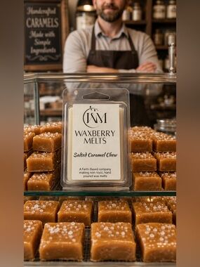 Hand Crafted Salted Caramel Chew Scented Wax Melts